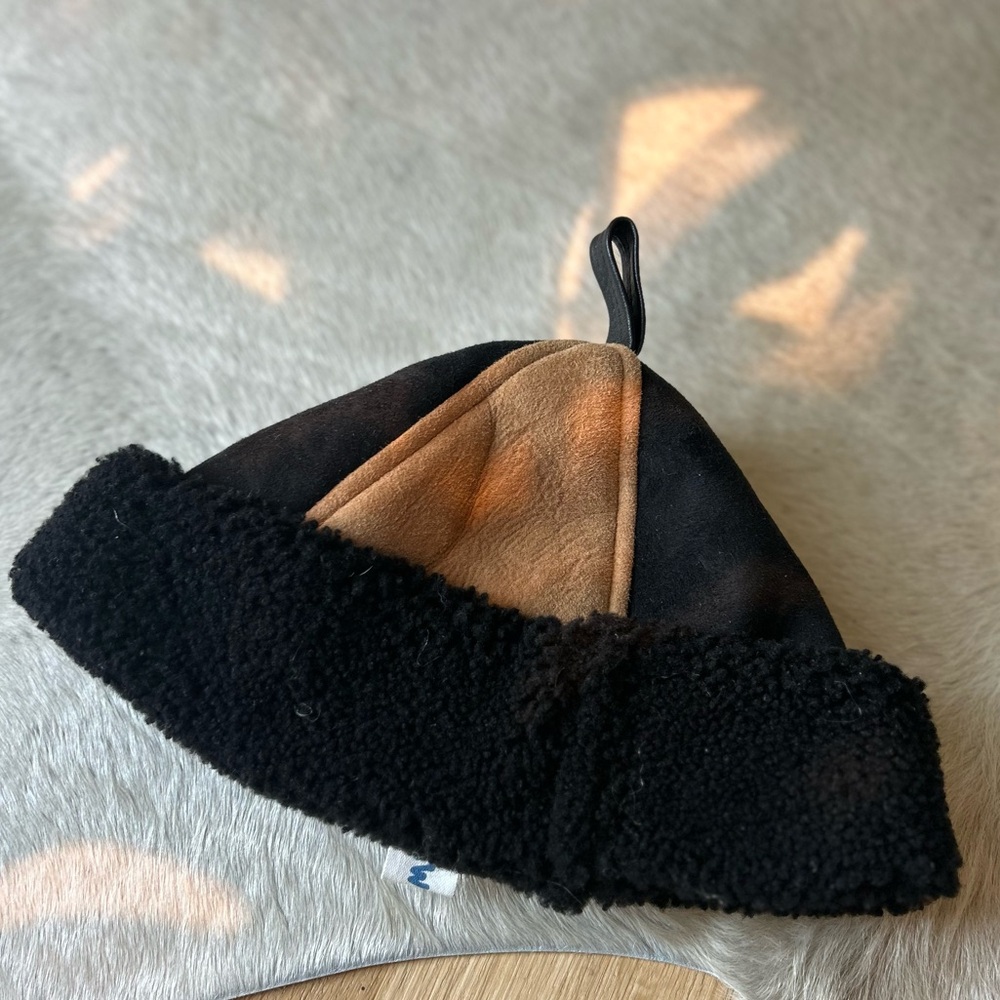 Cawley Shearling Cap 2 Tone, Size Medium